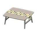 Nordic table Dots Fabric Gray