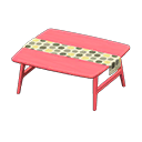 Nordic table Dots Fabric Red