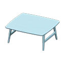 Nordic table None Fabric Blue