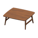 Nordic table None Fabric Dark wood