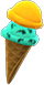 Animal Crossing Orange-mint cone Image