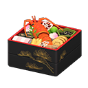 Animal Crossing Osechi|Black Image