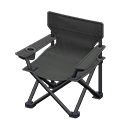 Outdoor folding chair Black Seat color Black