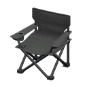 Animal Crossing Outdoor folding chair|Black Seat color Black Image