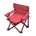 Outdoor folding chair Red Seat color Red