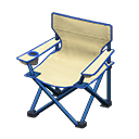 Outdoor folding chair White Seat color Blue