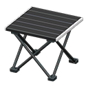 Animal Crossing Outdoor folding table|Black Tabletop color Black Image