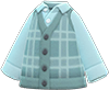 Animal Crossing Pale blue checkered sweater vest Image