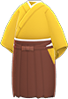 Animal Crossing Pale orange samurai hakama Image