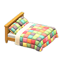 Patchwork bed Colorful
