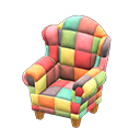 Patchwork chair Colorful