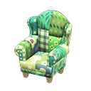 Patchwork chair Leaves