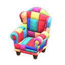 Patchwork chair Vivid