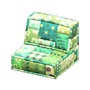 Patchwork sofa chair Leaves