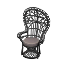 Animal Crossing Peacock chair|Black Image