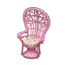 Peacock chair Pink