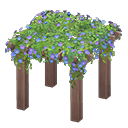 Animal Crossing Pergola|Blue flowers Image