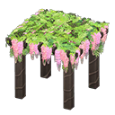 Pergola Pink flowers