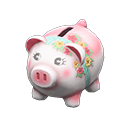 Piggy bank Floral