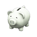 Piggy bank White