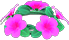 Animal Crossing Pink light-up flower crown Image