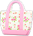 Animal Crossing Pink tiny-flower-print tote bag Image