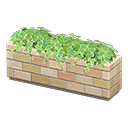 Plant partition Light brick