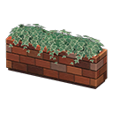 Plant partition Red brick