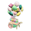 Plaza balloon wagon Cute
