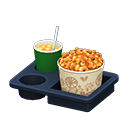 Popcorn snack set Botanical Popcorn bucket Caramel & iced tea