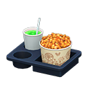 Popcorn snack set Botanical Popcorn bucket Caramel & melon soda