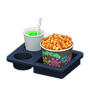 Popcorn snack set Fireworks Popcorn bucket Caramel & melon soda