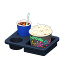 Popcorn snack set Fireworks Popcorn bucket Salted & cola