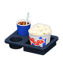Popcorn snack set Vivid colors Popcorn bucket Salted & cola