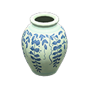 Porcelain vase Wisteria