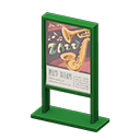 Poster stand Jazz concert Poster Green