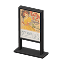 Poster stand Musical Poster Black