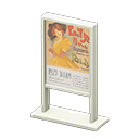 Poster stand Musical Poster White