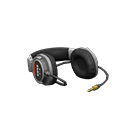 Professional headphones Black & red Logo Silver