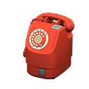 Public telephone Red