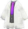 Animal Crossing Purple necktie ripped doctor's coat Image