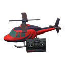 RC helicopter Red