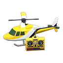 RC helicopter yellow