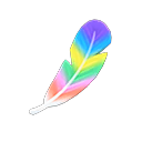 Animal Crossing Rainbow Feather Image