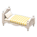 Ranch bed Lemon gingham Comforter White