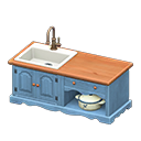 Animal Crossing Ranch kitchen|Blue Image