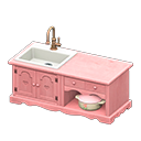 Ranch kitchen Pink