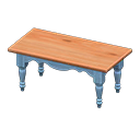 Ranch tea table None Cloth Blue