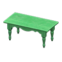 Ranch tea table None Cloth Green