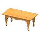 Ranch tea table None Cloth Natural